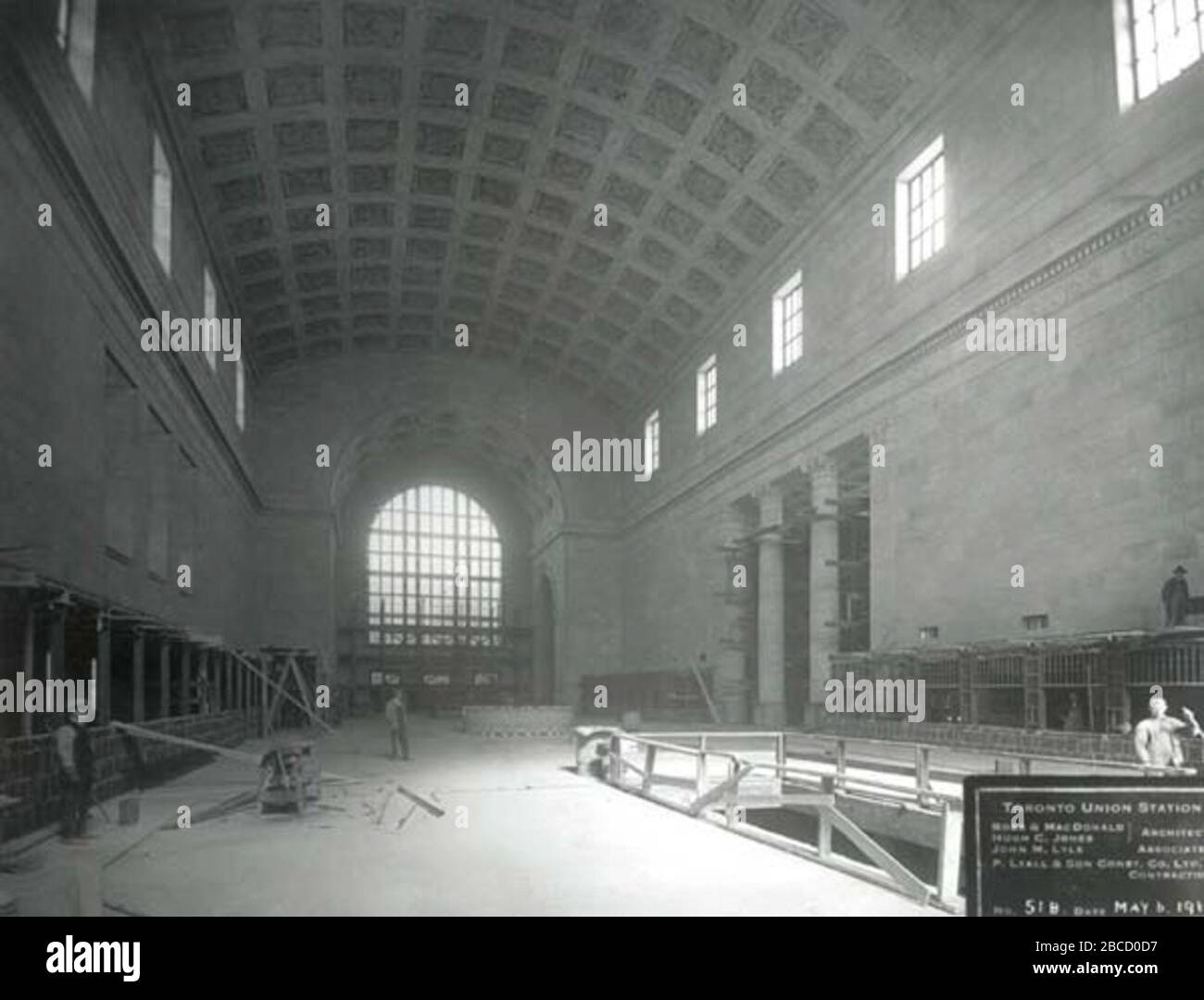 English Great Hall Of Union Station Under Construction Toronto Canada 6 May 1919 This Image Is Available From The City Of Toronto Archives Listed Under The Archival Citation Fonds 1172 Series 2