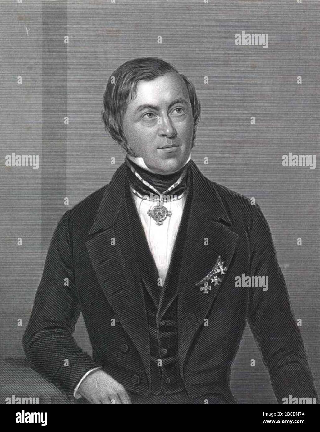 Eilhard Mitscherlich (1794 – 1863) German chemist Stock Photo
