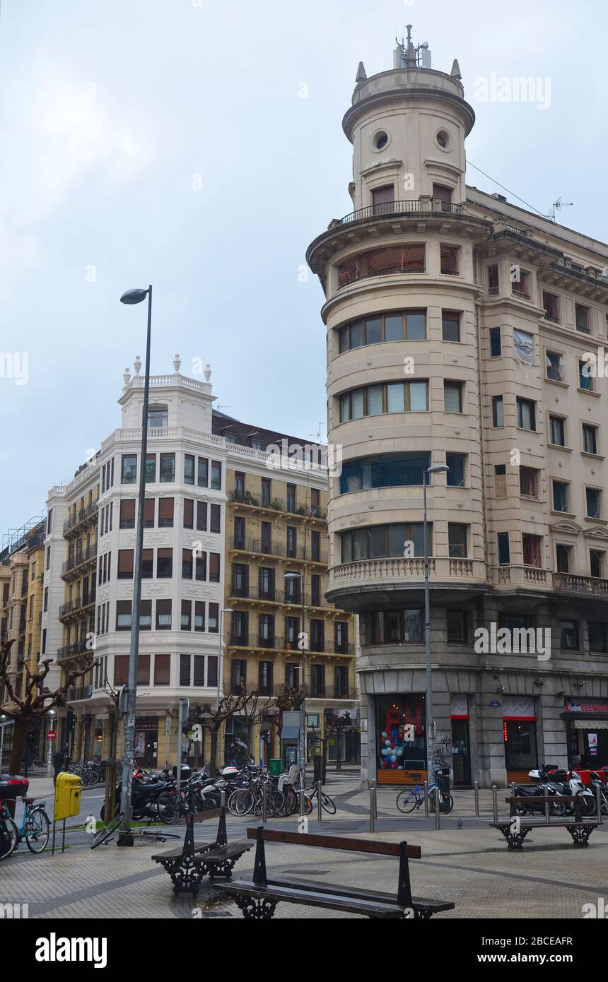 San SebastianDonostia im Baskenland, Spanien, an der Atlantik Küste Stock Photo Alamy