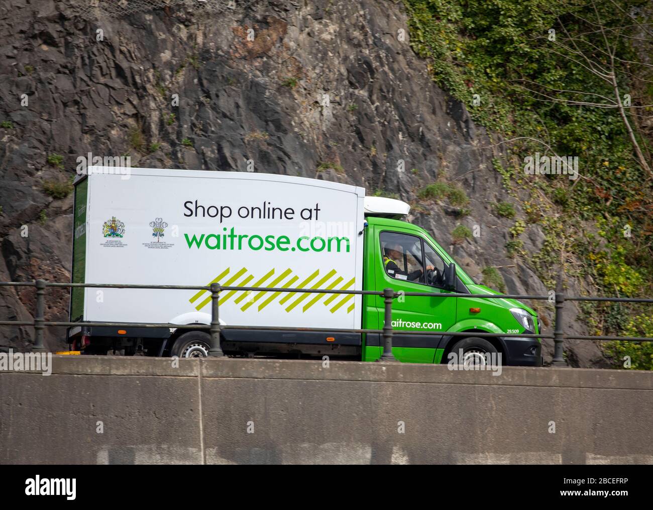 deliveries taking place for supermarkets during the lockdown Stock Photo Alamy