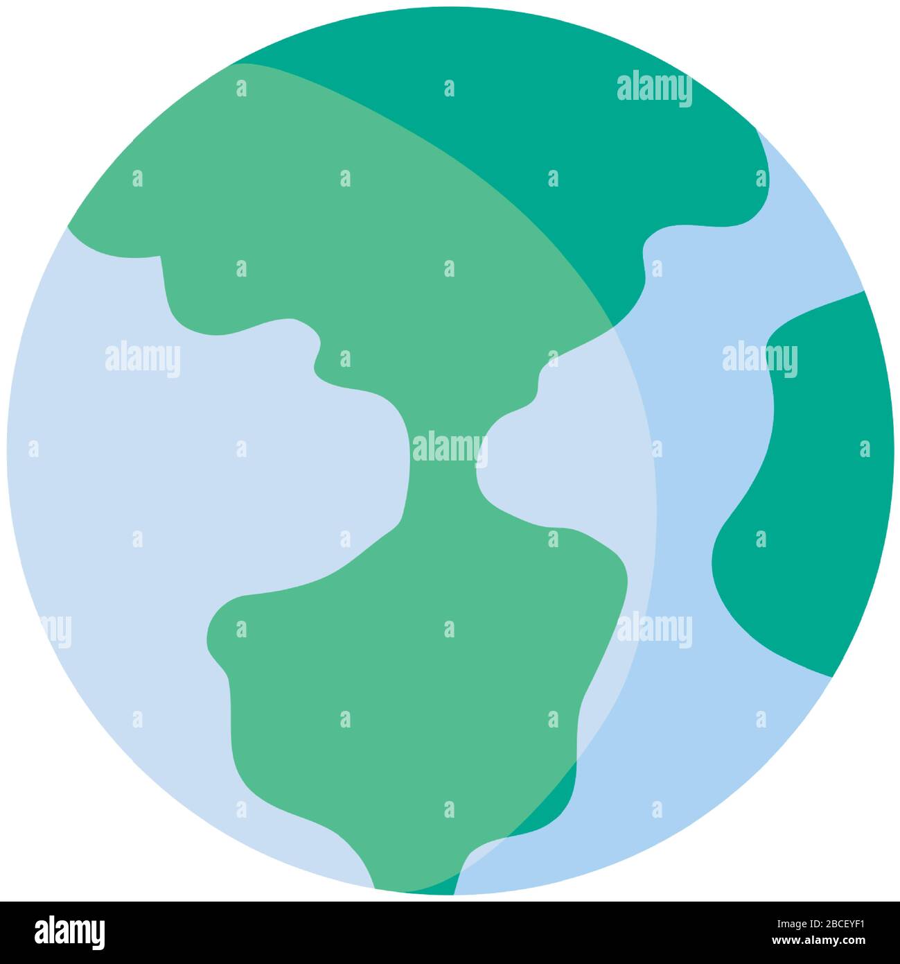 planet earth on white background vector illustration design Stock ...