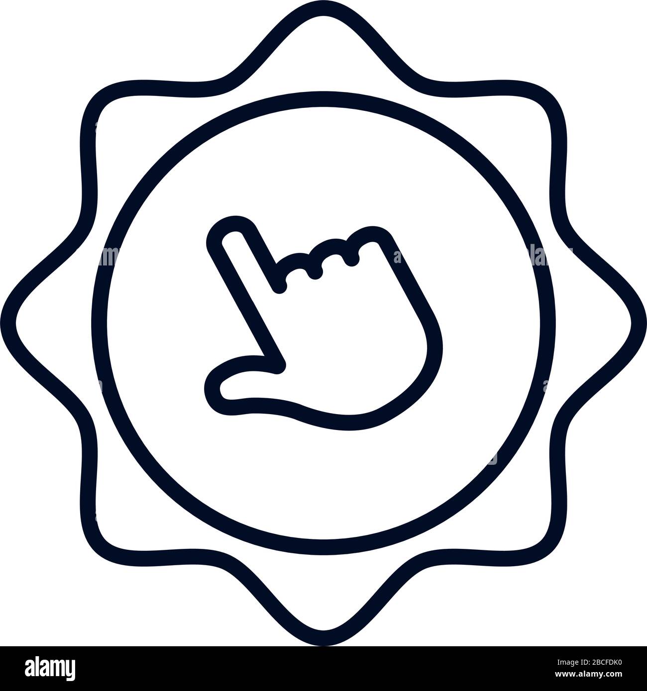 shopping online concept, over white background, seal stamp with hand ...