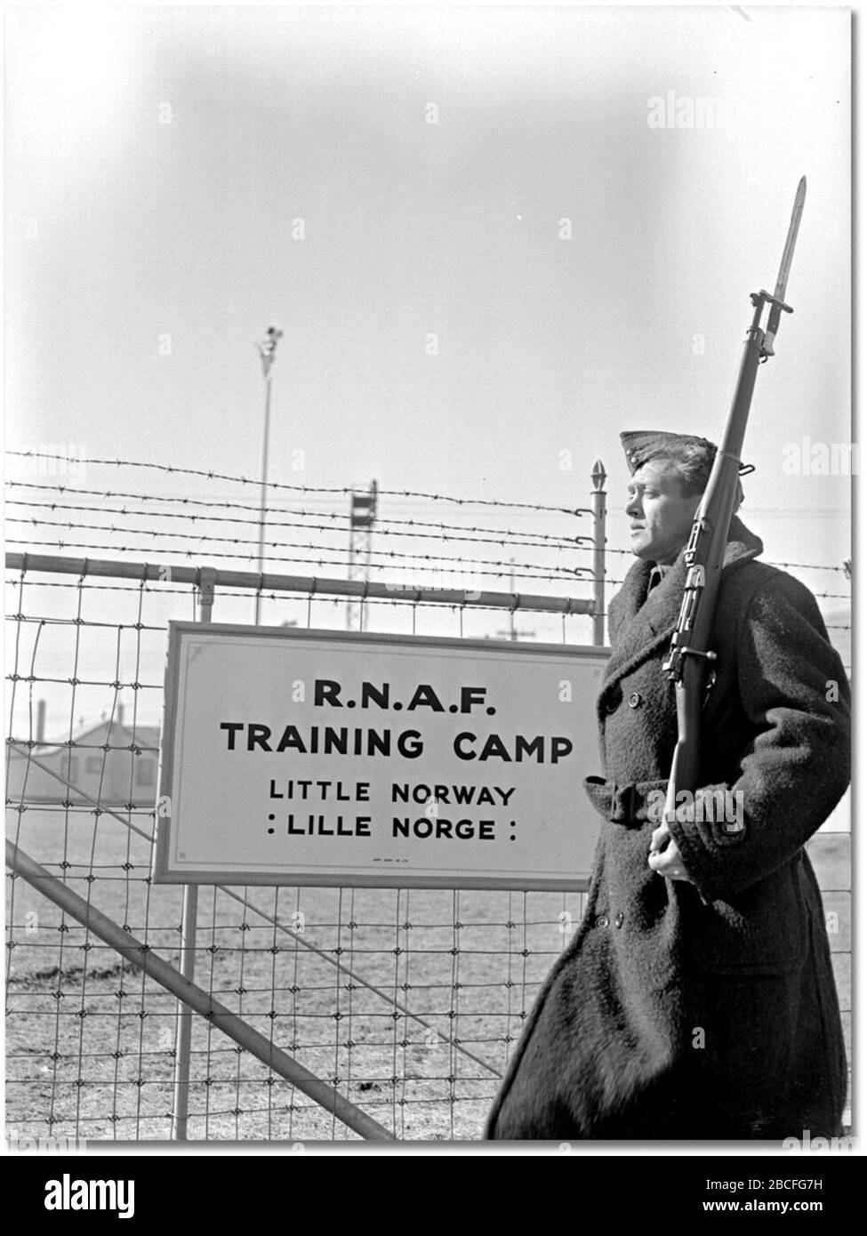 'Little Norway, November 1940 (Royal Norwegian Air Force training facility in Toronto, Canada); November 1940; This image is available from the Archives of Ontario under the  item reference code C 109-2-0-18This tag does not indicate the copyright status of the attached work. A normal copyright tag is still required. See Commons:Licensing. English | français | македонски | +/−; Unknown author; ' Stock Photo