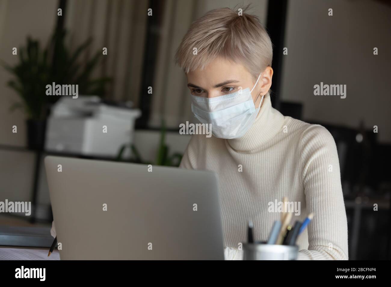 Virus spread concerned young hi-res stock photography and images - Alamy