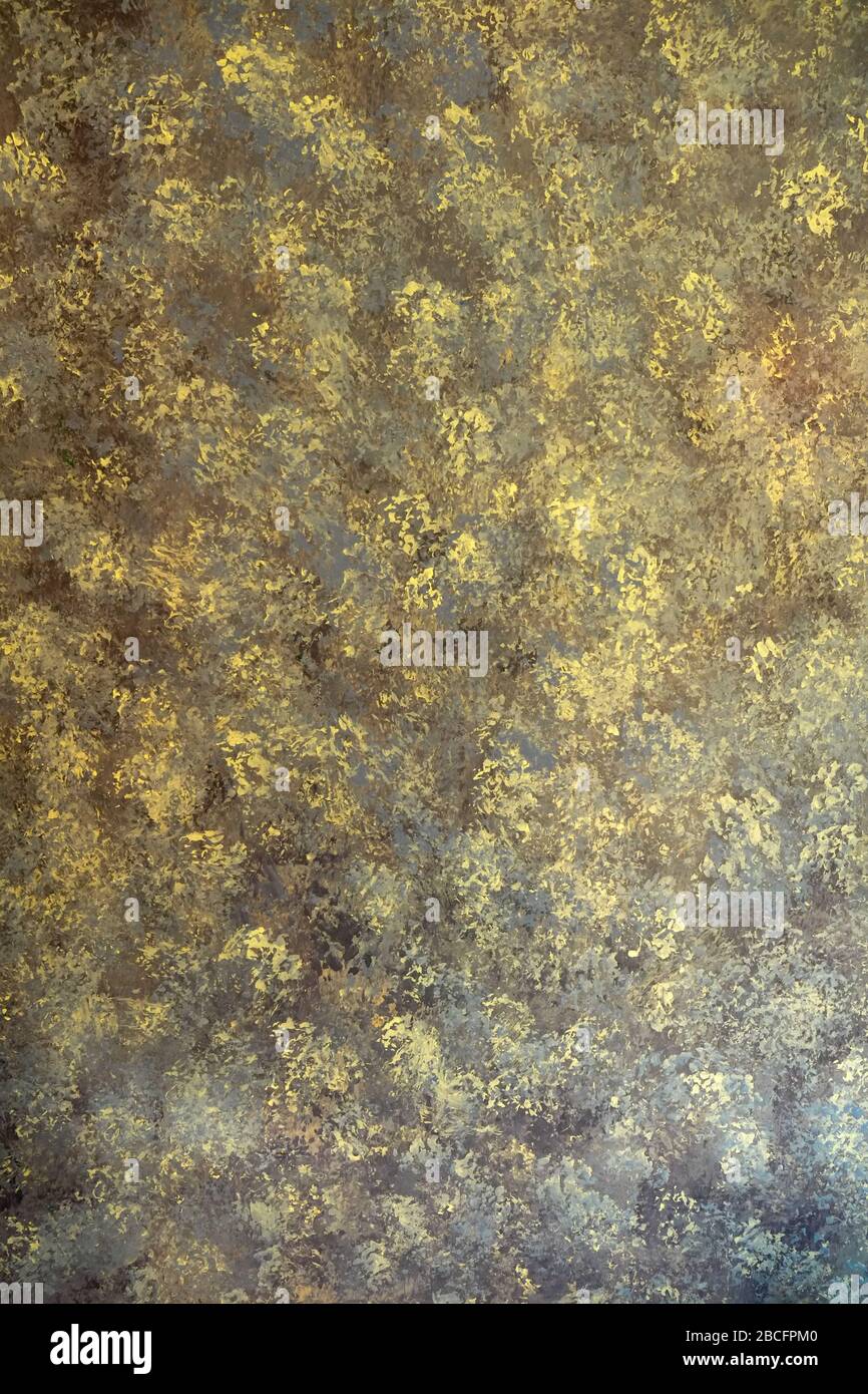 polish concrete texture with gold color decoration Stock Photo Alamy