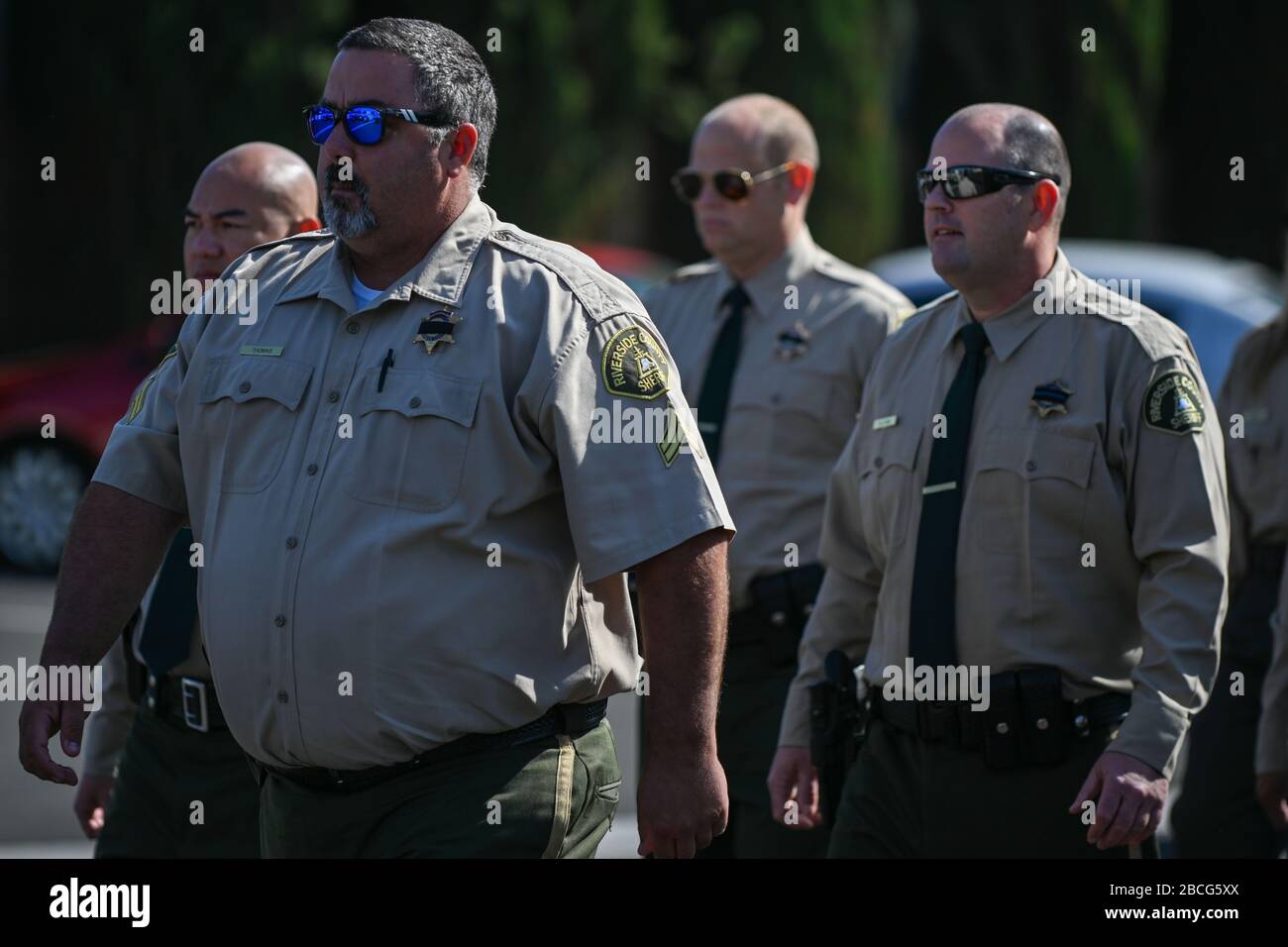 Riverside, California, USA. 3rd Apr 2020. Riverside County Sheriffs