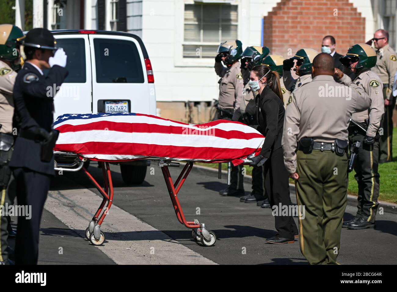 Riverside, California, USA. 3rd Apr 2020. Riverside County Sheriffs