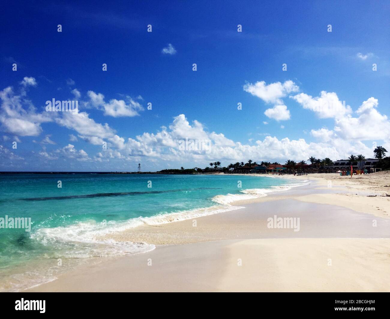 Cancun Beach, a Mexican city on