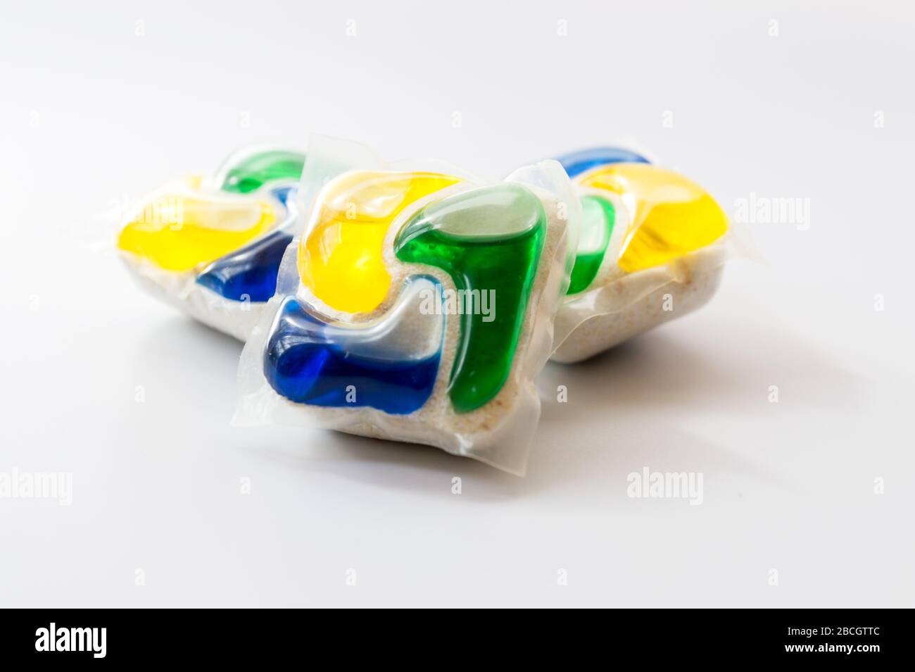 Dishwashing liquid gel capsules Stock Photo Alamy