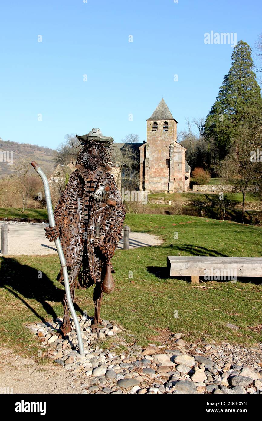 statue-france-pilgrin-hi-res-stock-photography-and-images-alamy
