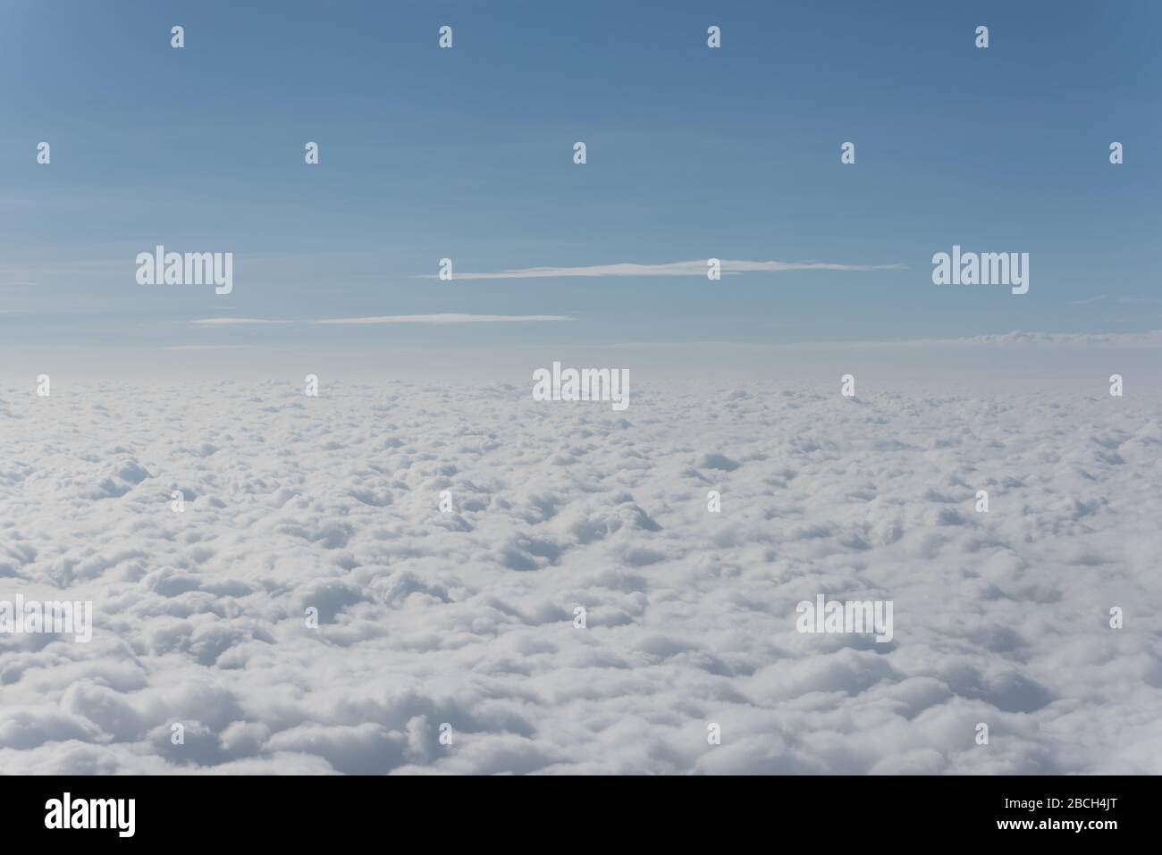 cloud and sky view from window of airplane Stock Photo - Alamy