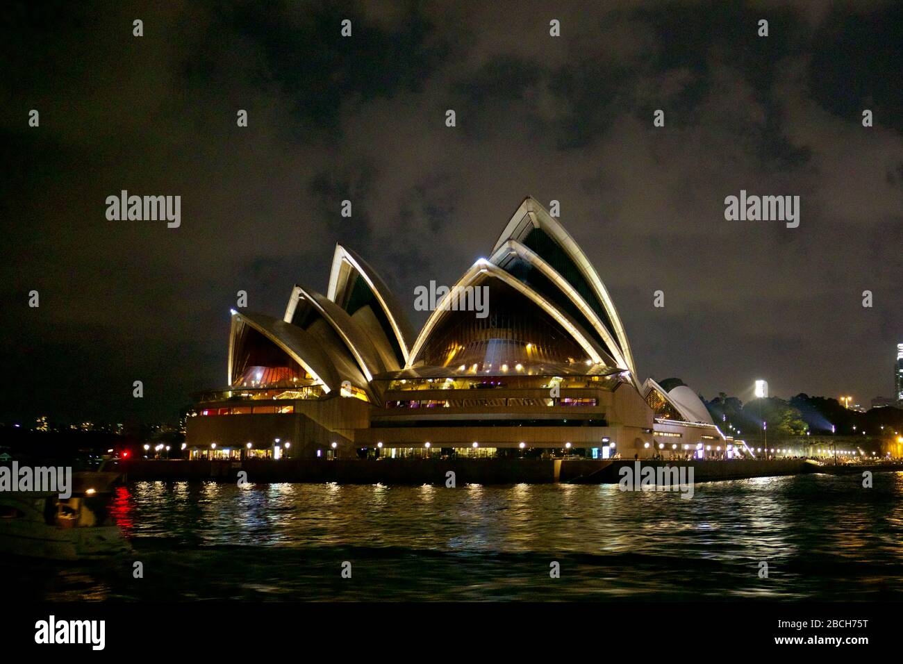 Sydney at Night Stock Photo
