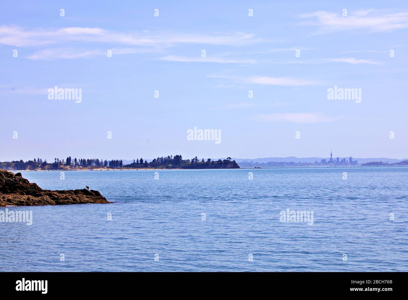 Auckland in the Distance Stock Photo