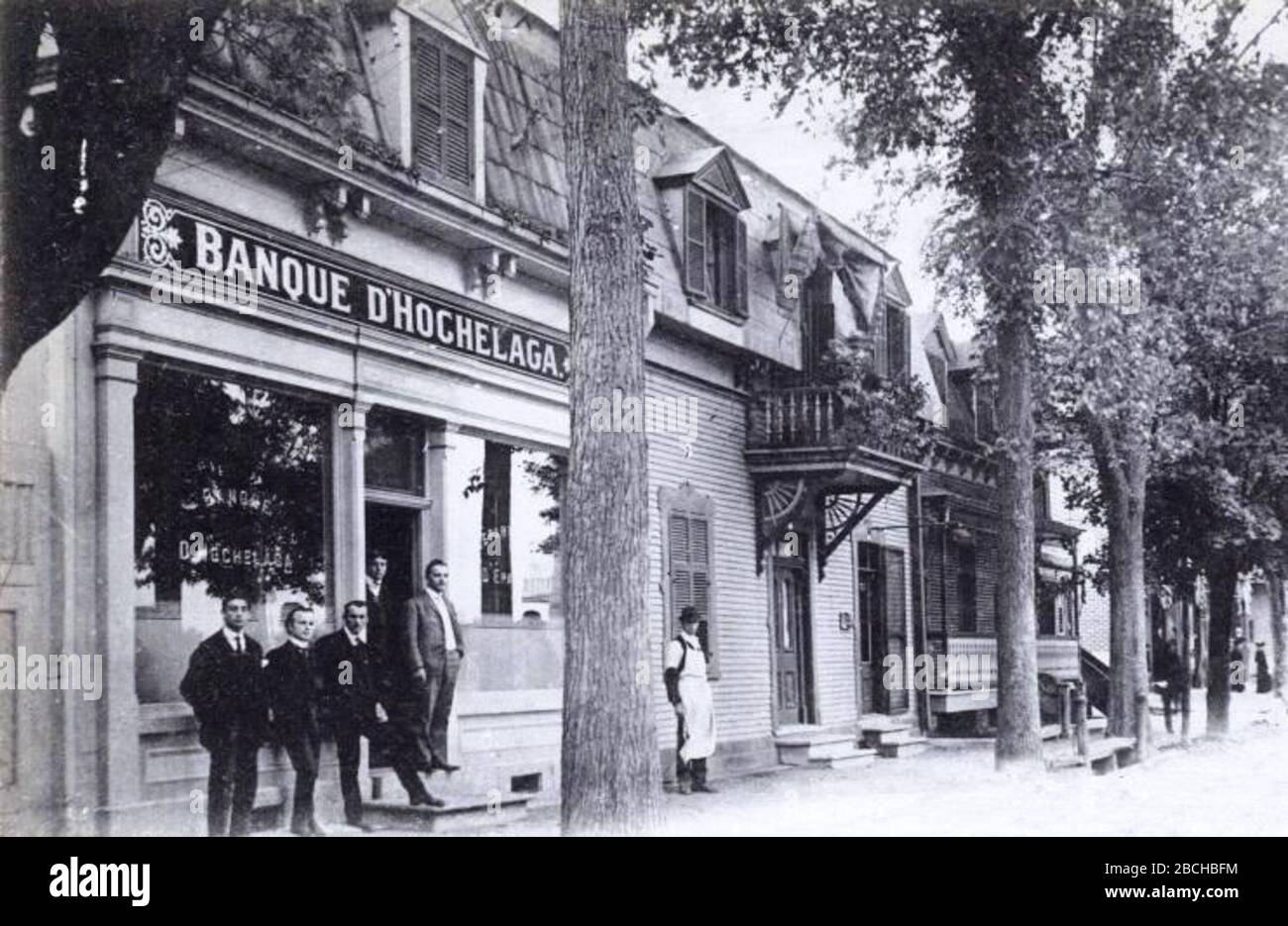 English Print Photomechanical Banque D Hochelaga St Jerome Qc About 1910 Pinsonneault Ink On Paper Mounted On Card Collotype 9 X 14 1 Cm Francais Impression Photomecanique Banque D Hochelaga Saint Jerome Qc