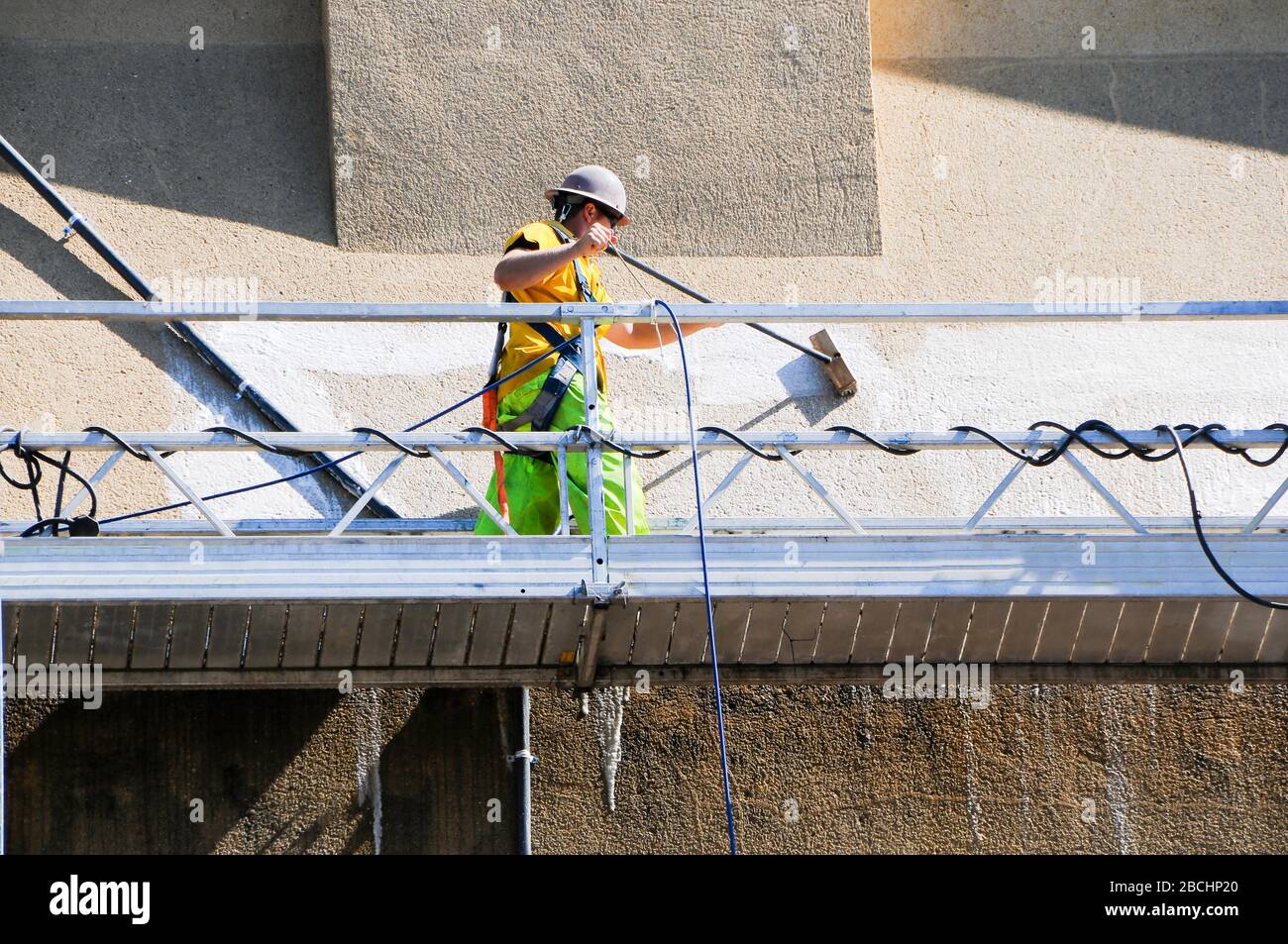 Scrubbing Building Exterior Wall Stock Photo - Alamy