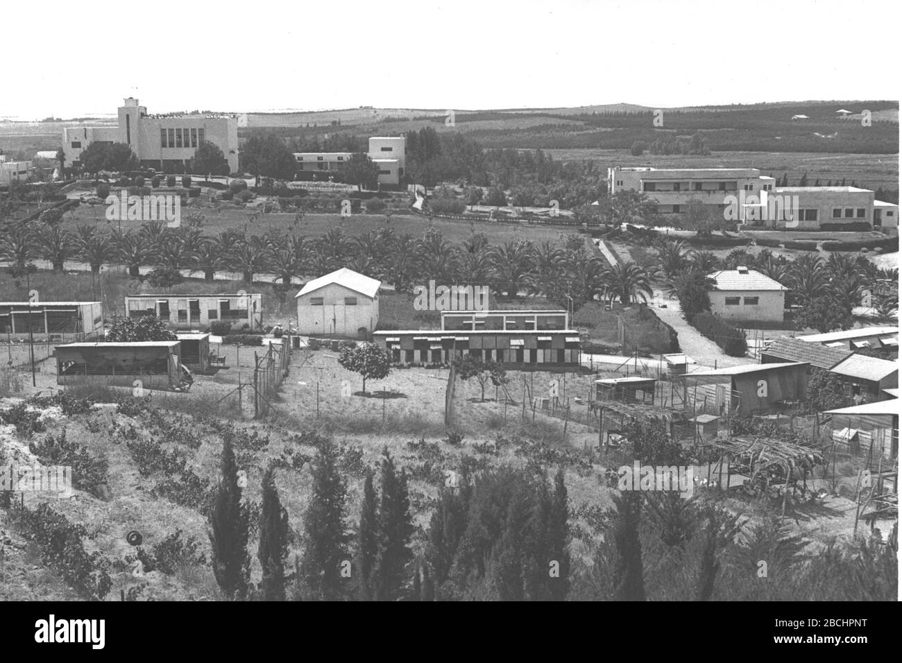 English General View Of The Agricultural School Ayanot E O I I O Ss U E O U I C U I O I E O O I 30 September 1946 This Is Available From National Photo Collection Of Israel Photography