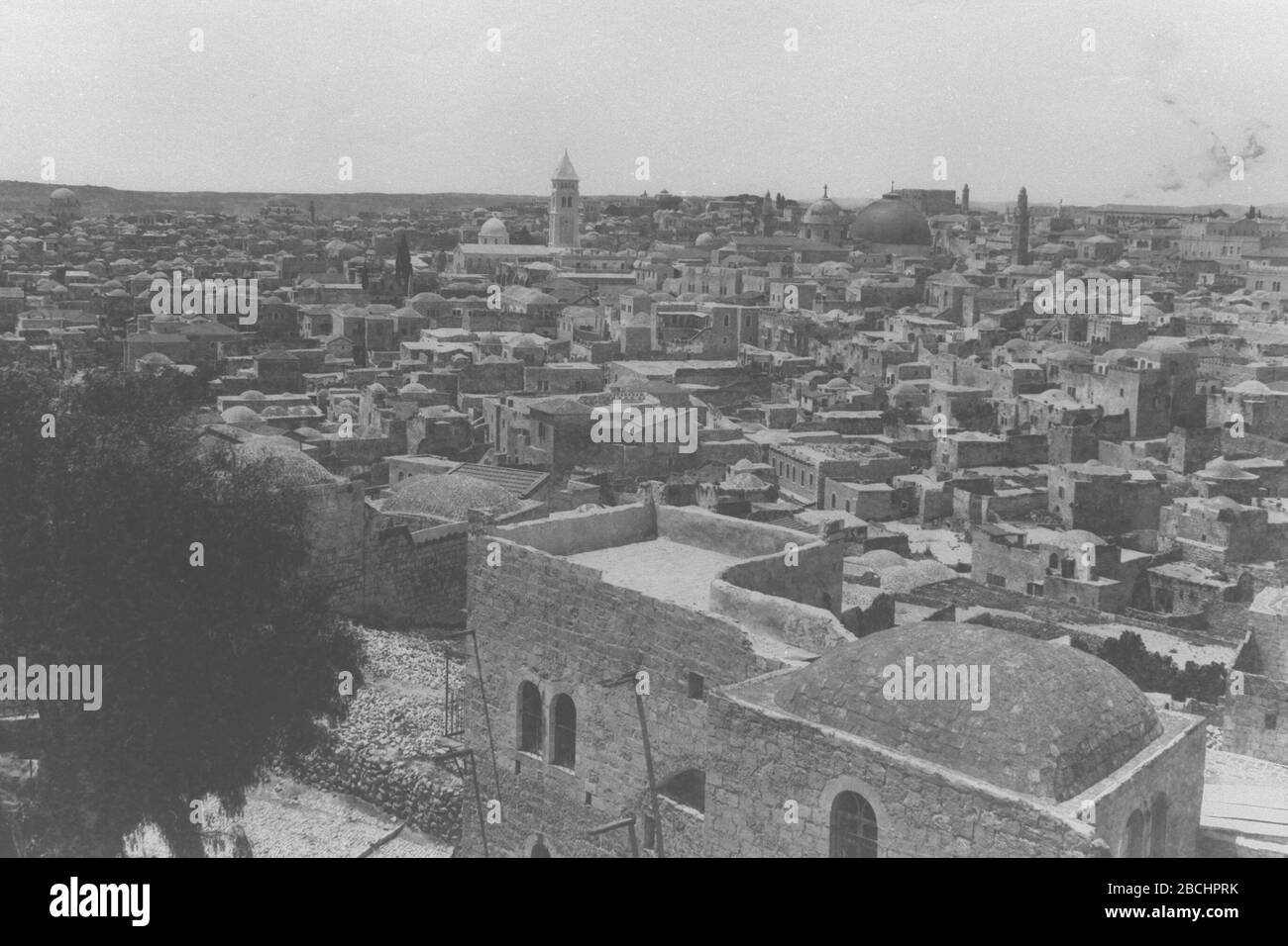 English General View Of The Old City Of Jerusalem Taken From North To South Courtesy Of American Colony × ×•×£ ×©×œ ×™×¨×•×©×œ×™× 13 July 1910 This Is Available From National Photo Collection Of