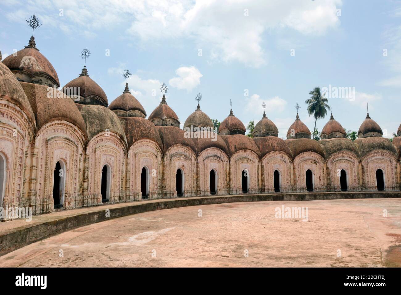 108 shiv mandir at kalna bardhaman west bengal Stock Photo