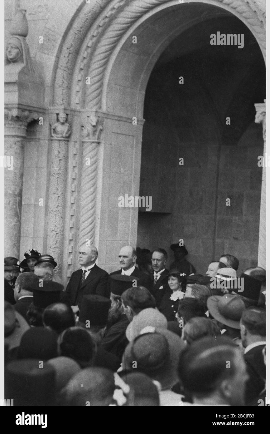 English Key Handing Over Ceremony At The New Y M C A Building In Jerusalem O O O I O I E O I U O U O I E O O U O U Ss E I O I C E O I C U O U E U U I I U I