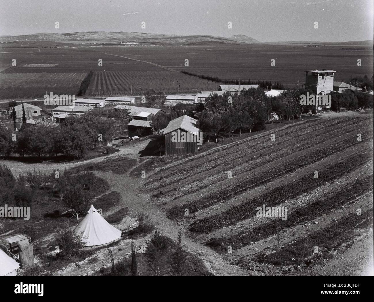 English Kibbutz Hazorea In The Jezreel Valley Ss O E I I N I E U Ss O N E U February 1946 This Is Available From National Photo Collection Of Israel Photography Dept Goverment Press Office Link Under The