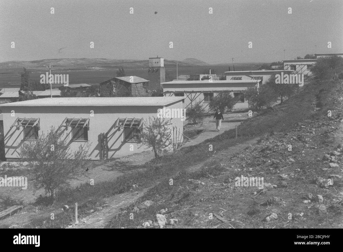 English Kibbutz Member Houses At Kibbutz Hazorea E O U E Ss O E I I N I E U Ss O N E U February 1946 This Is Available From National Photo Collection Of Israel Photography Dept Goverment Press Office