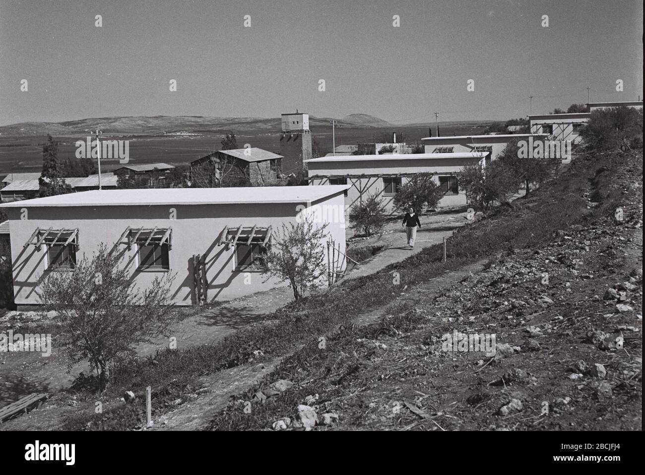 English Kibbutz Member Houses At Kibbutz Hazorea E O U E Ss O E I I N I E U Ss O N E U February 1946 This Is Available From National Photo Collection Of Israel Photography Dept Goverment Press Office