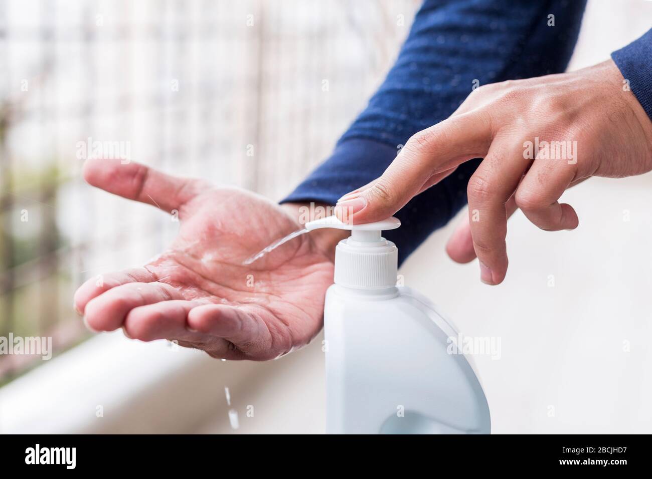 Spray bottle for hand sanitizer Stock Photo Alamy