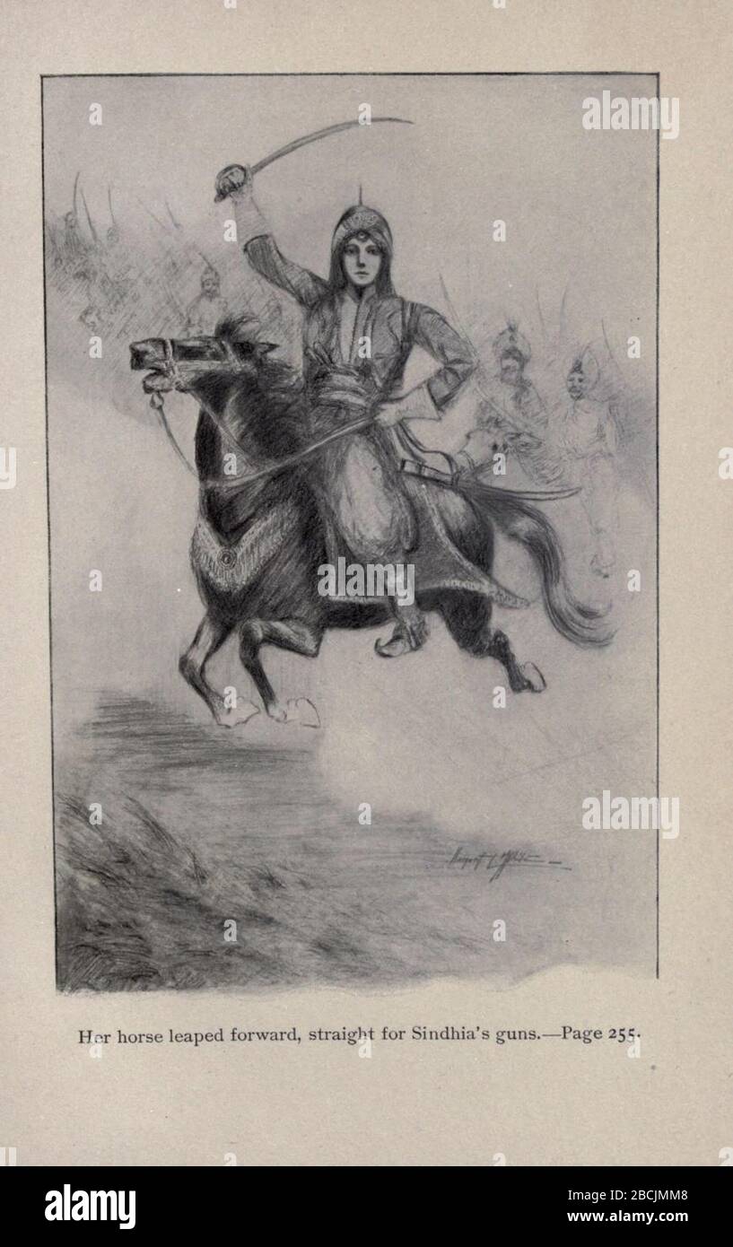 English: Lachmi Bai Rani of Jhansi, the Jeanne d'Arc of India; 1 ...
