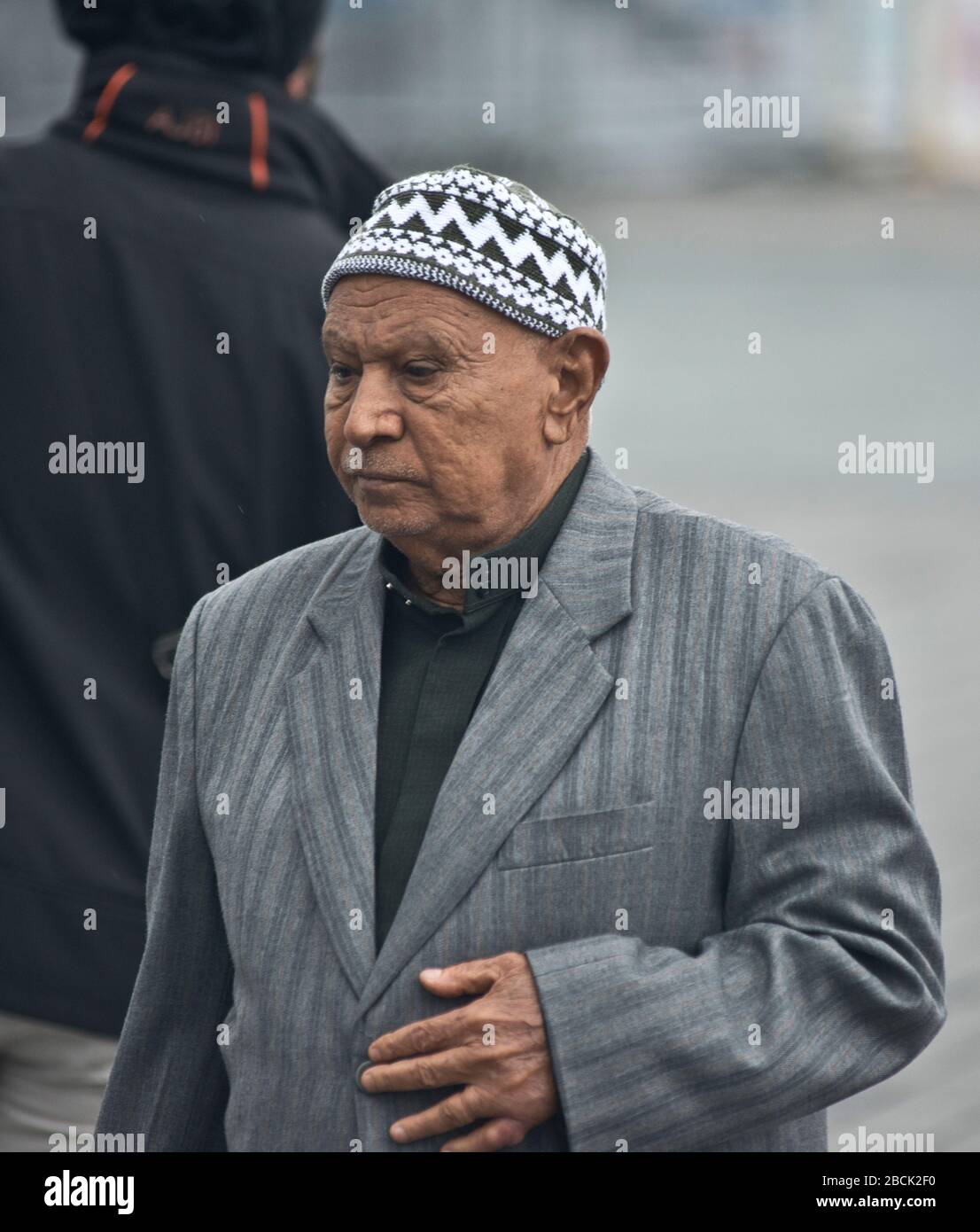 Turkish muslim man in Taksim Square, Istanbul. Turkey Stock Photo