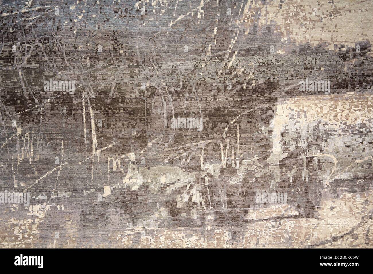 Gray abstract carpet surface. Texture and Background Stock Photo
