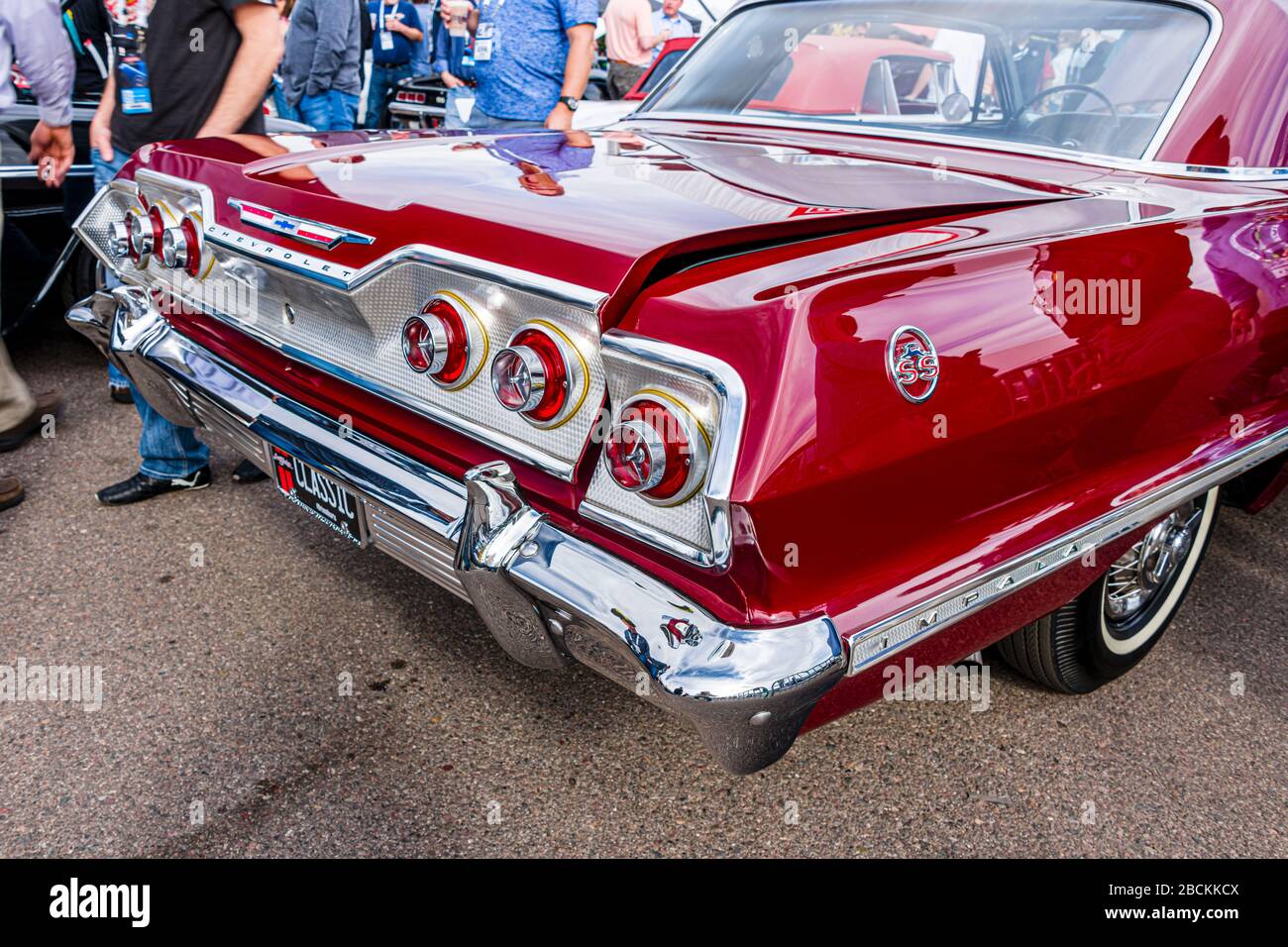 19 Barrett Jackson Scottsdale Auction 1963 Chevrolet Impala Ss 409 Stock Photo Alamy