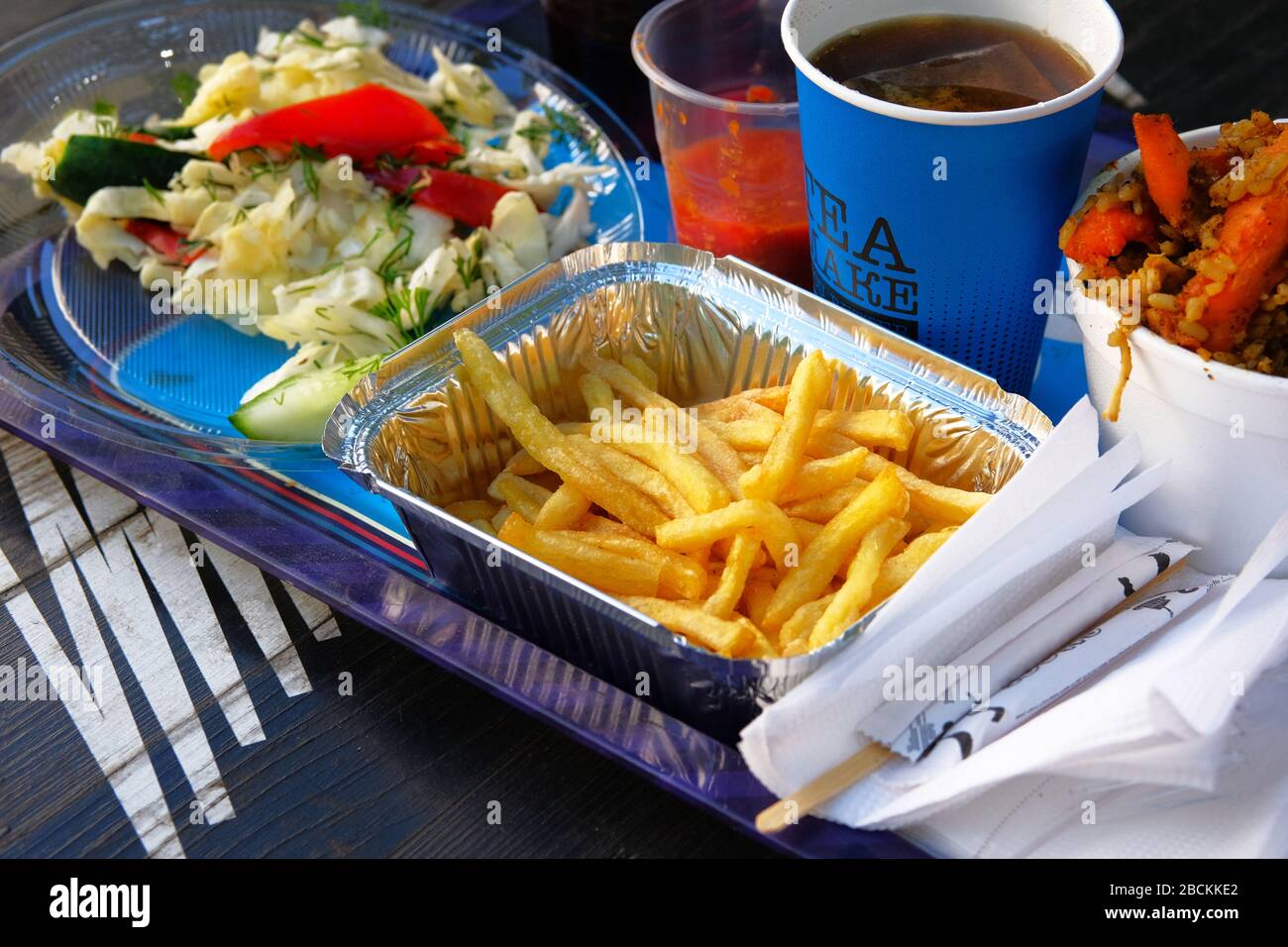 Fast food french fries hi-res stock photography and images - Alamy