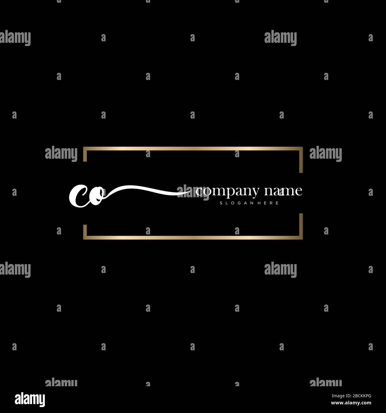 Initial Letter handwriting logo hand drawn template vector, logo for ...
