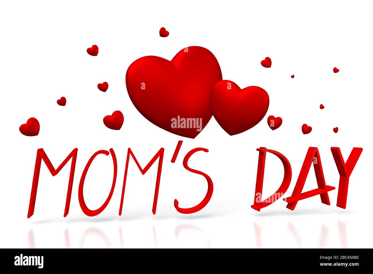 3D Mom's Day card Stock Photo Alamy