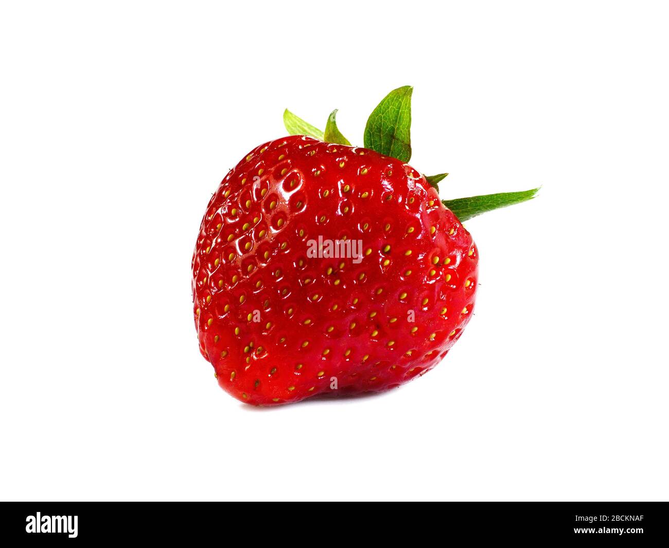 Strawberry isolated on a white background Stock Photo - Alamy