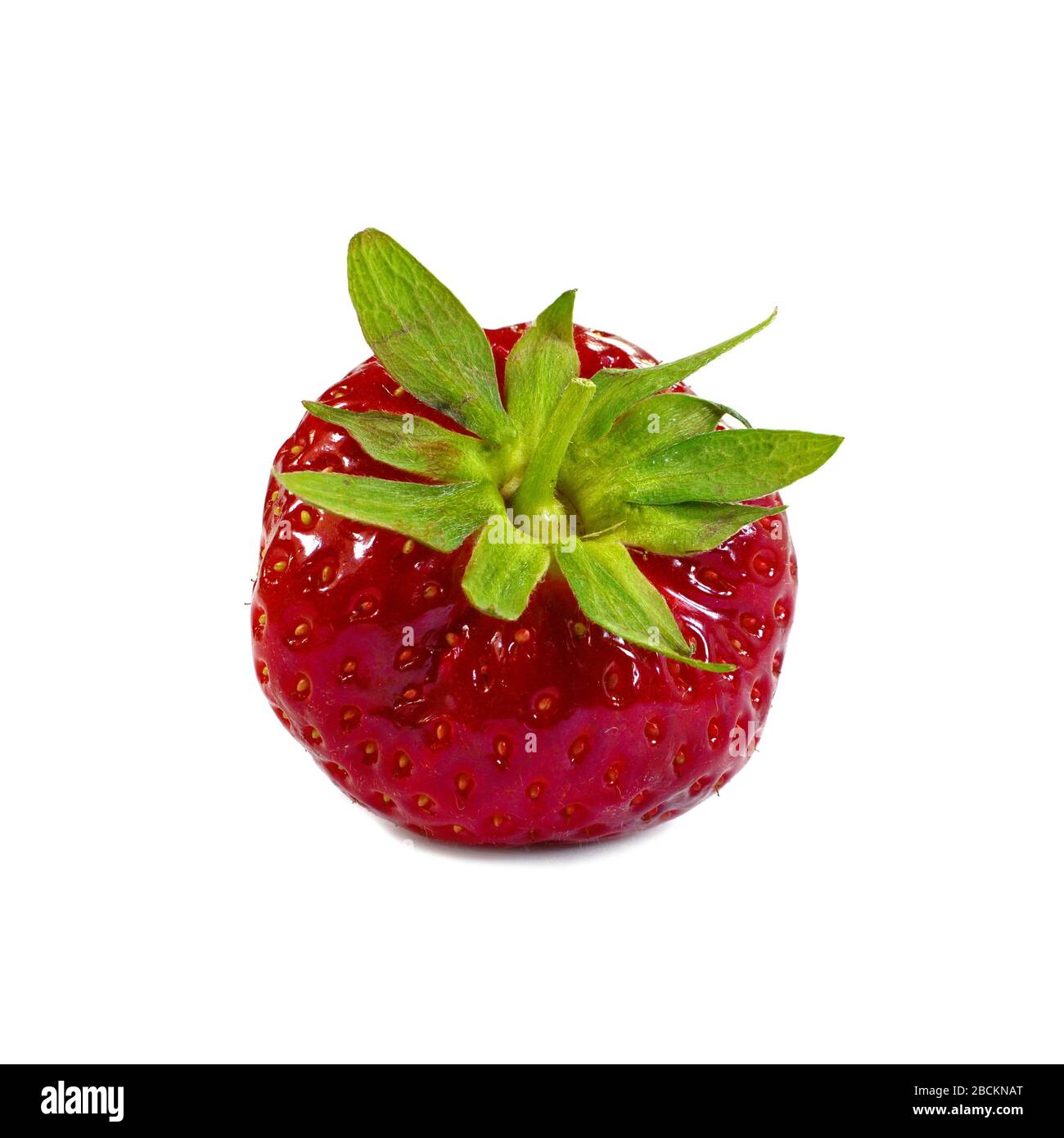 Strawberry isolated on a white background Stock Photo - Alamy