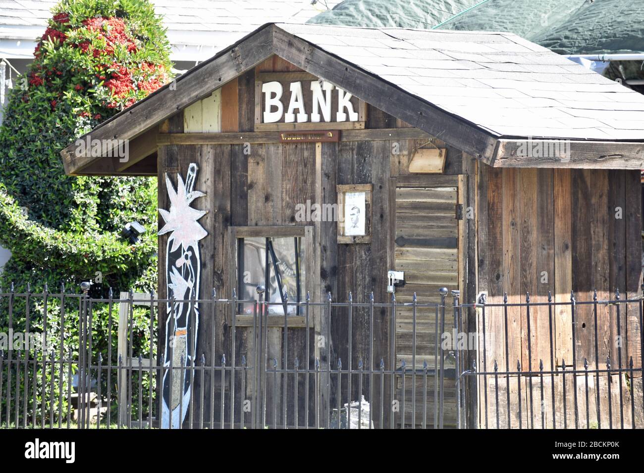 Old West Bank Stock Photo Alamy