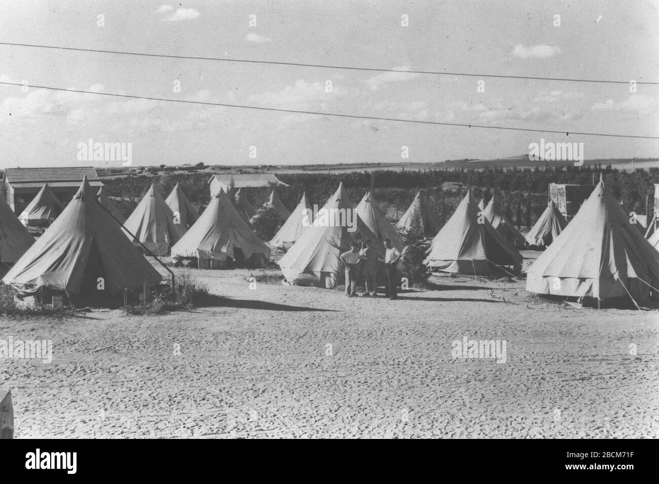 English Tents In The Immigrants Camp Near Kibbutz Na An E I I U O U E U O I I I U O U U O I Ss O E I U 01 03 1940 This Is Available From National Photo Collection Of Israel Photography Dept Goverment