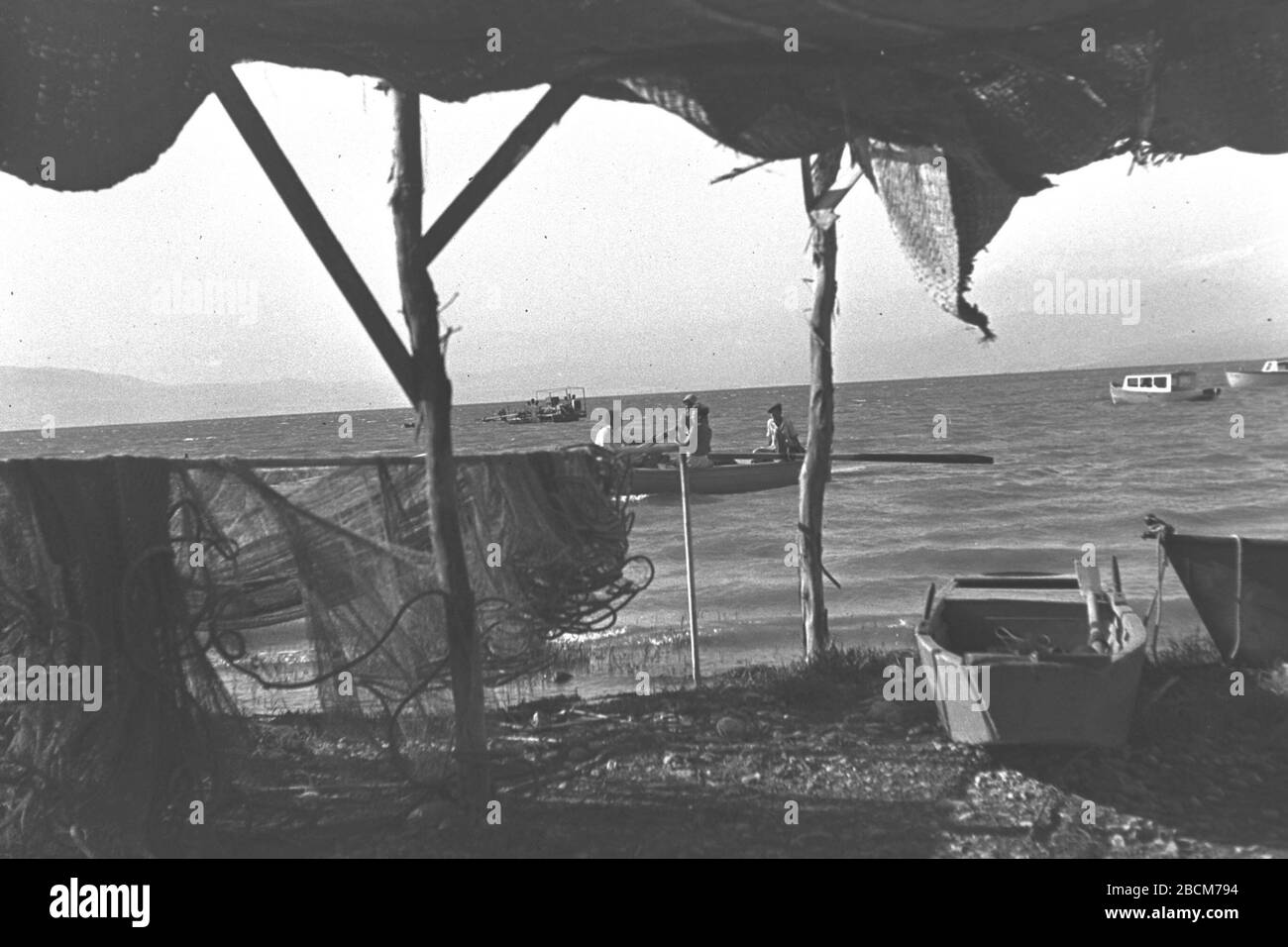 English The Fishing Shed At Kibbutz Sde Nehemia On The Shore Of Lake Hula O O I I O O I O U E Ss O E I C I I O U O I E O I E I U I O I U I 30 September 1946 This Is Available From National