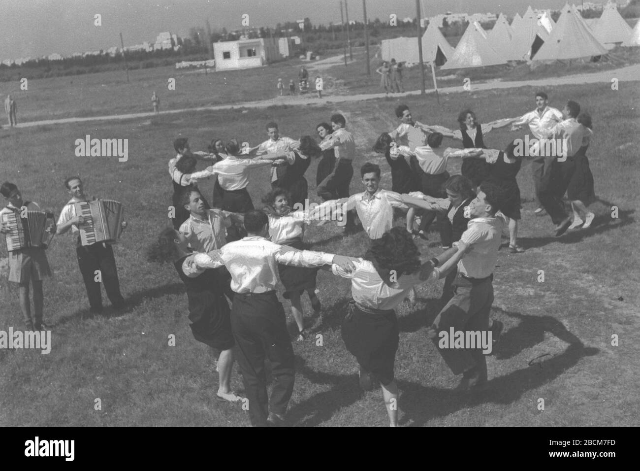 Hora Dance Black And White Stock Photos Images Alamy