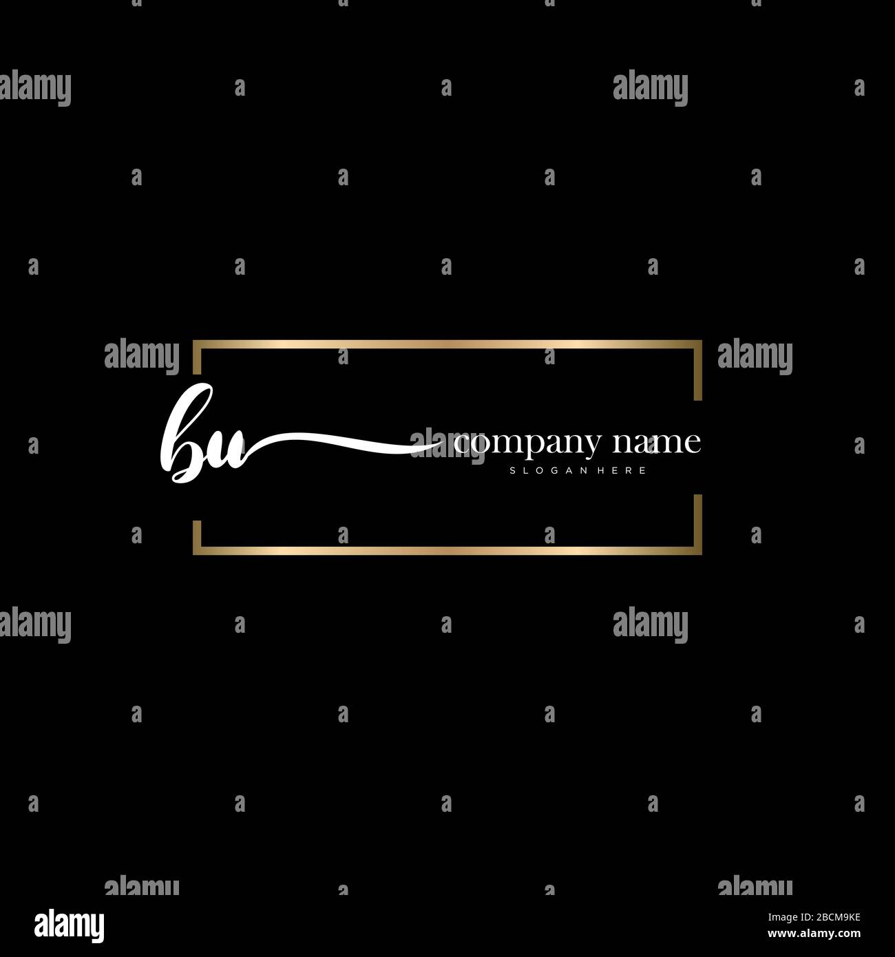 Initial Letter handwriting logo hand drawn template vector, logo for ...