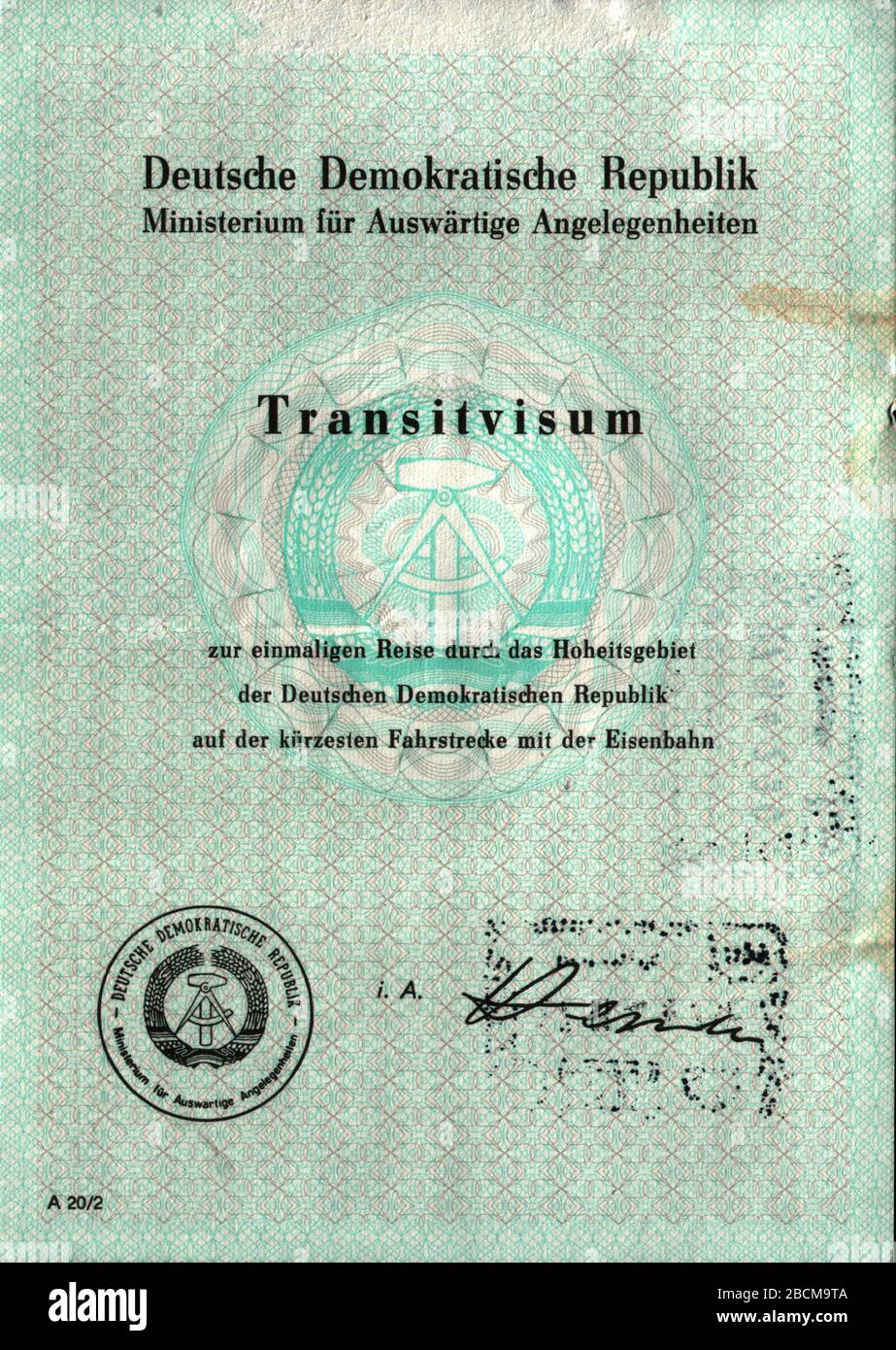 Transit visa hi-res stock photography and images - Alamy