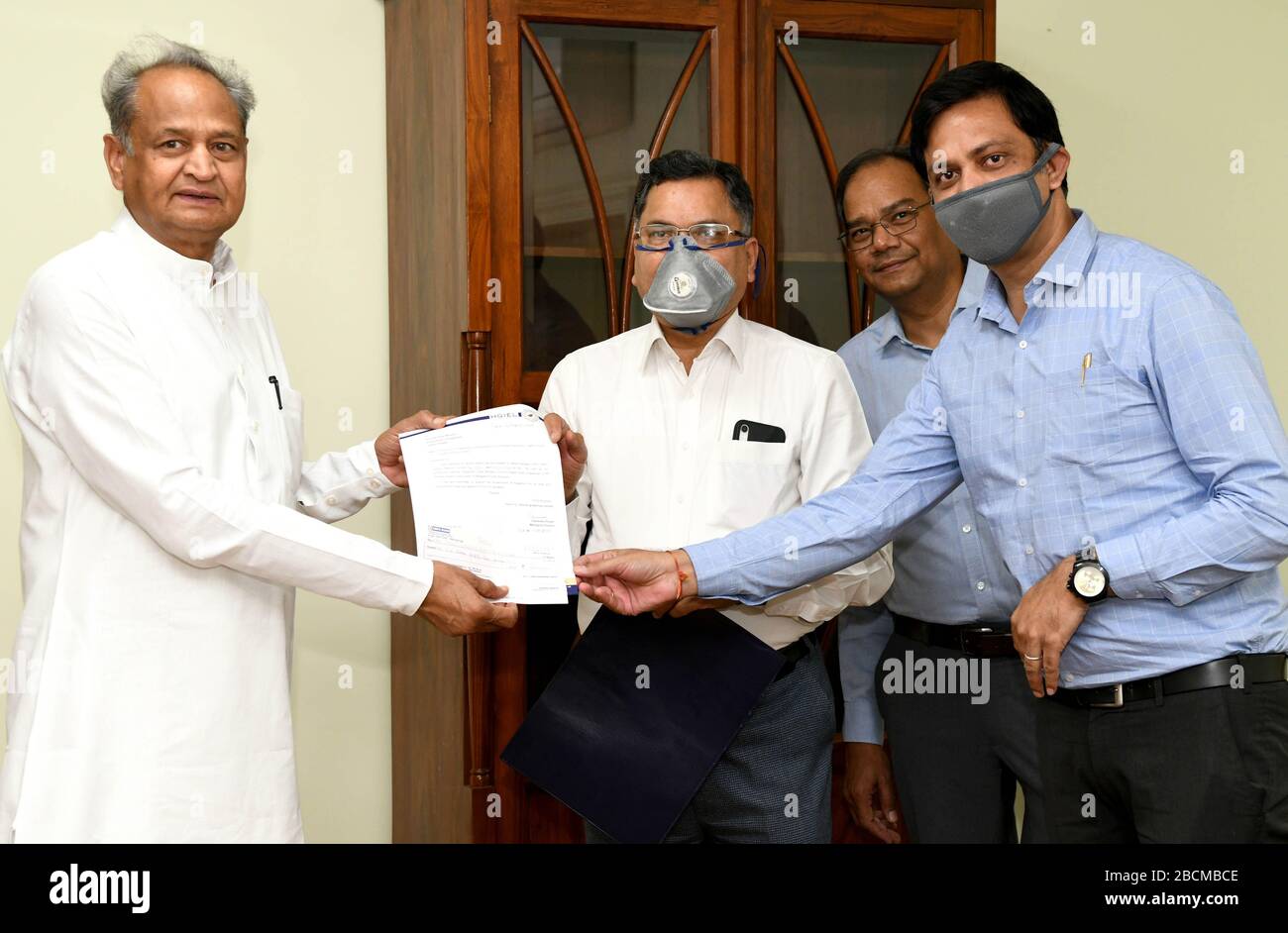 Jaipur, India. 04th Apr, 2020. HG Infra Engineering Ltd&rsquo;s CMD 