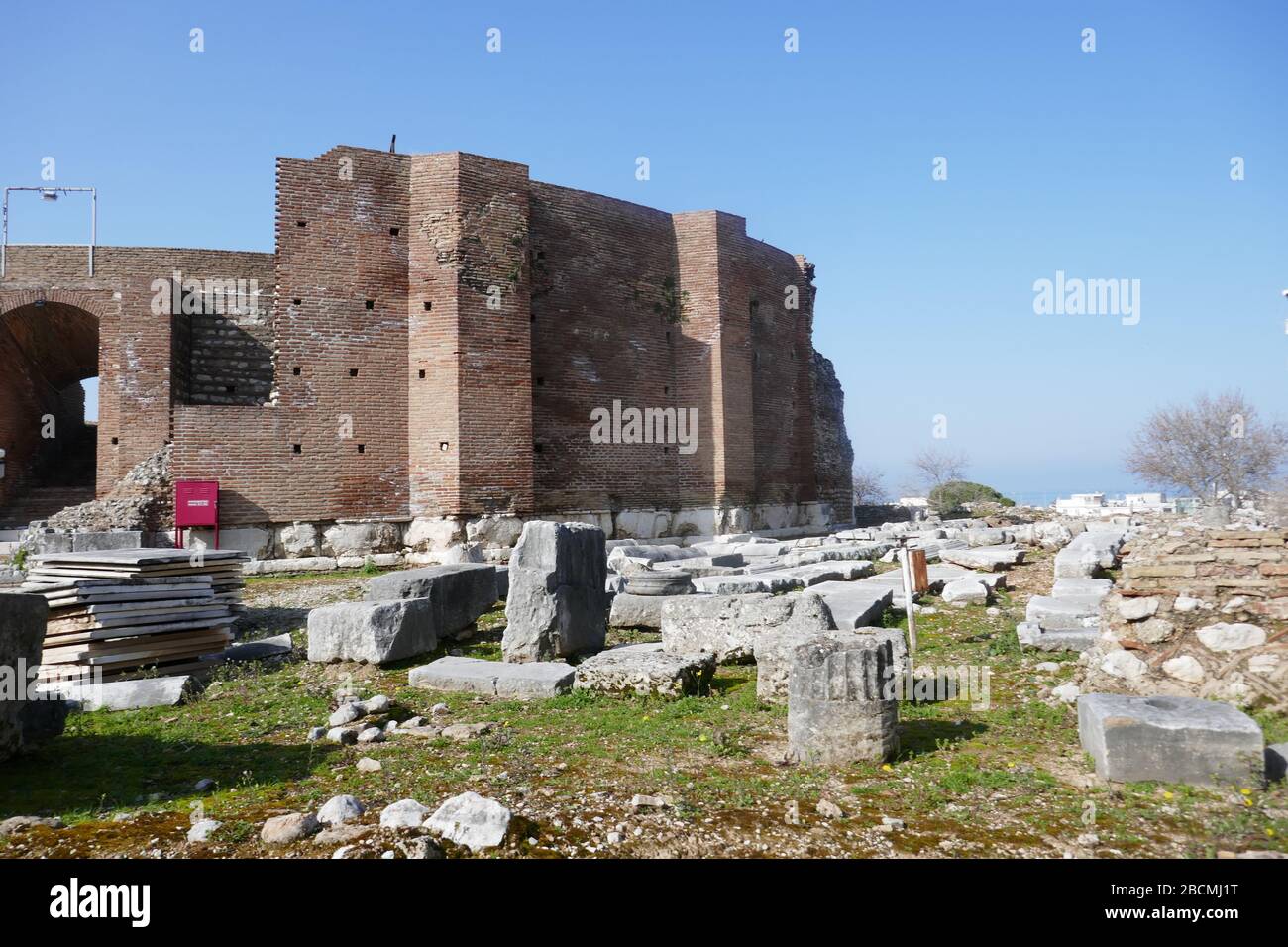 Roman Odeon Patra Stock Photo