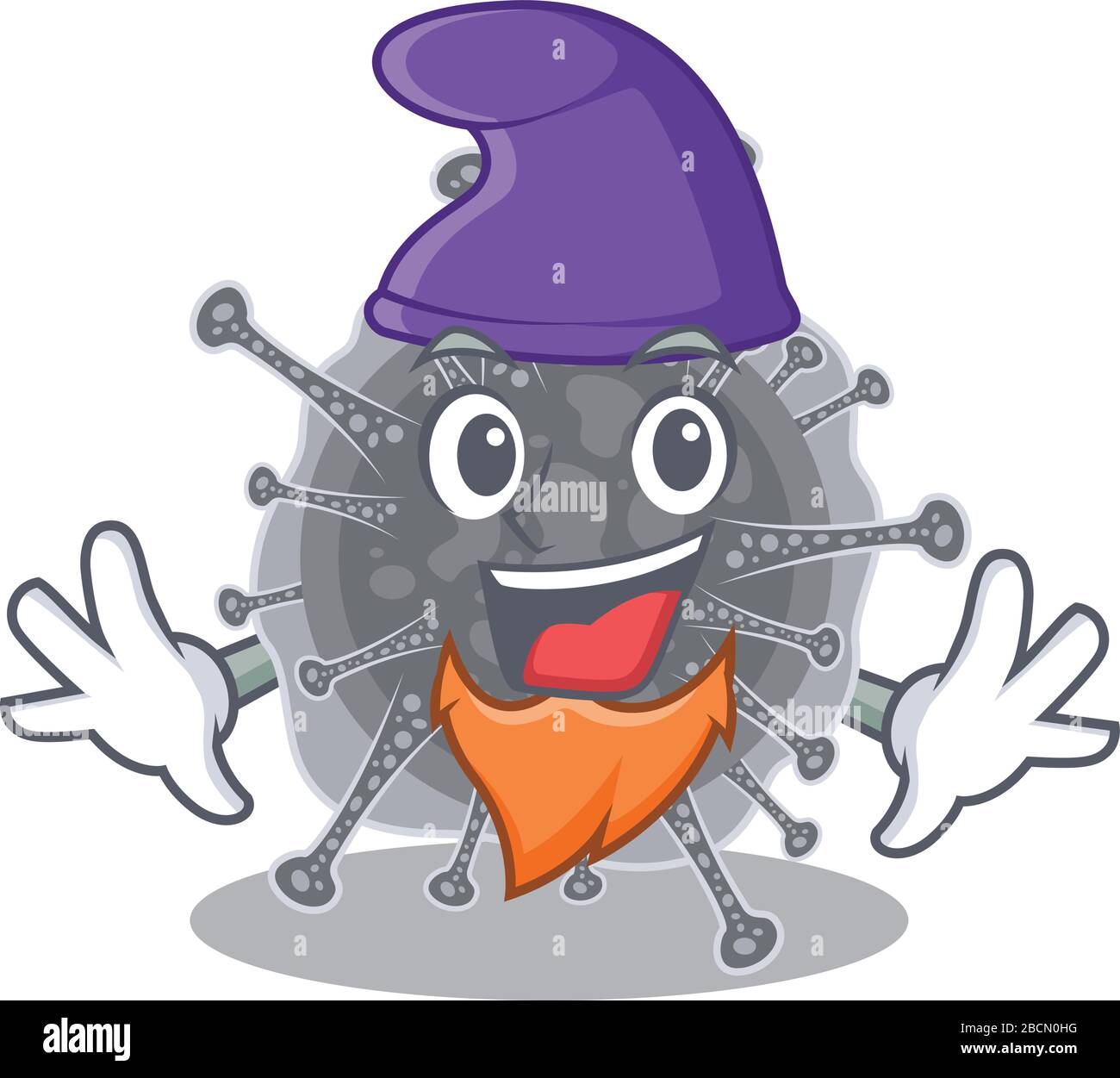 Cute picture of articulavirales in Elf cartoon design Stock Vector ...