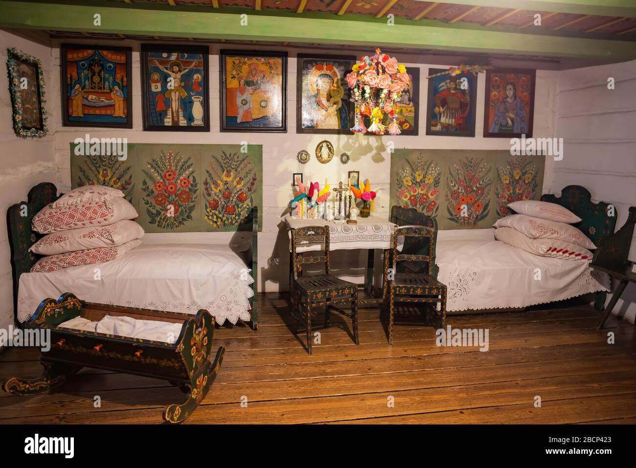 The Ethnographic Museum (Muzeum Etnograficzne) interior in Krakow