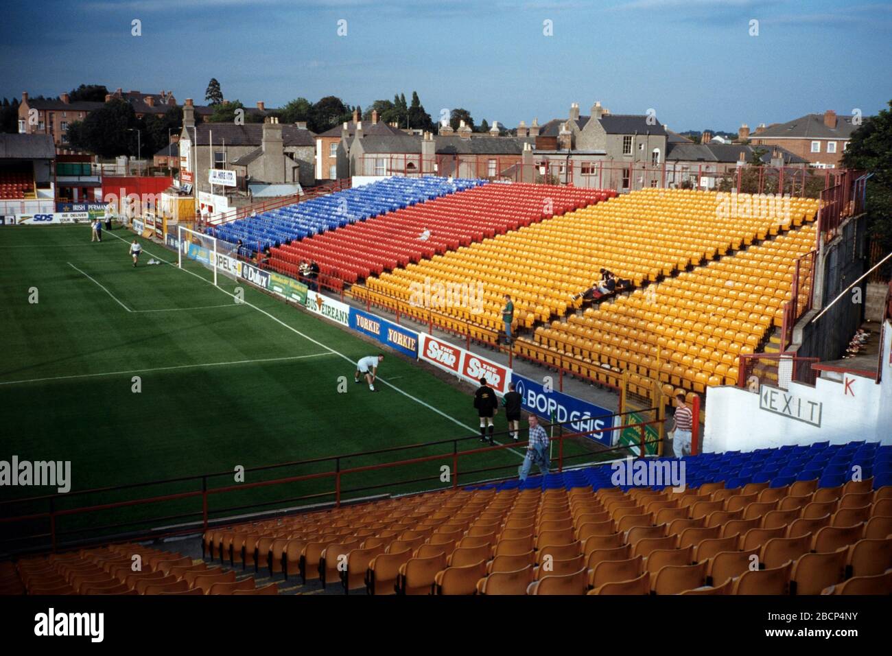 General view of Shelbourne FC Football Ground, Dublin, Ireland Stock