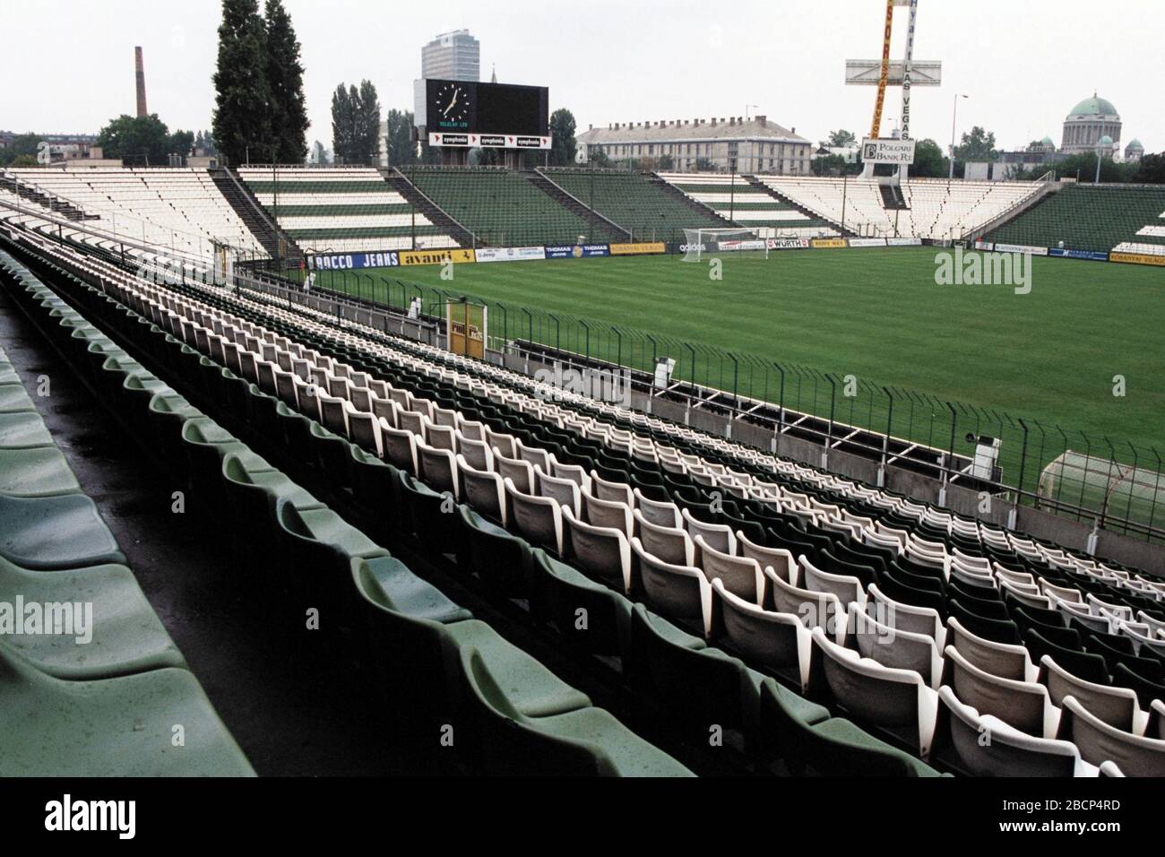 General view of Ulloi Uti Stadium, home of Ferencvarosi TC