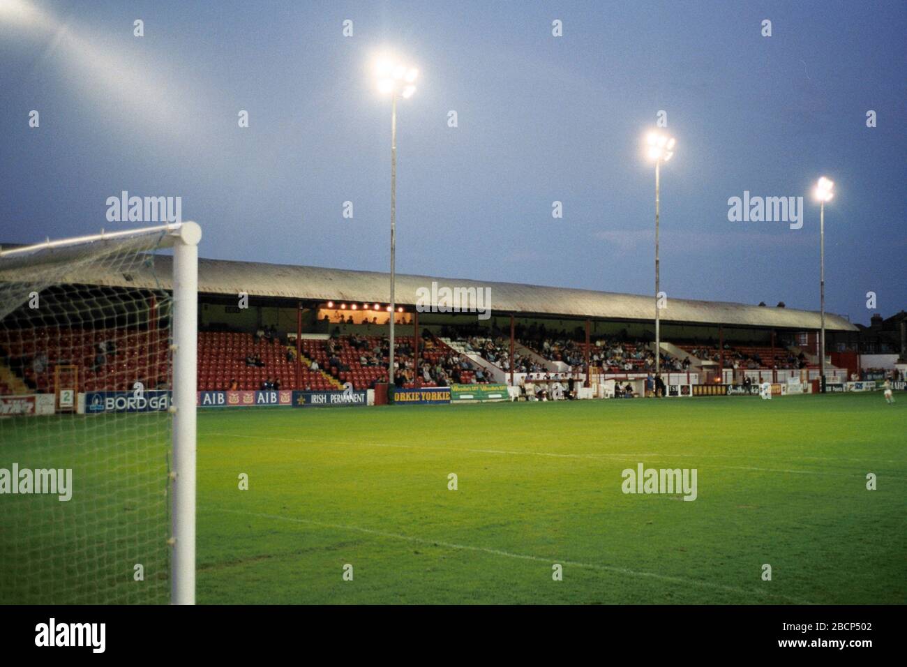 General view of Shelbourne FC Football Ground, Dublin, Ireland Stock
