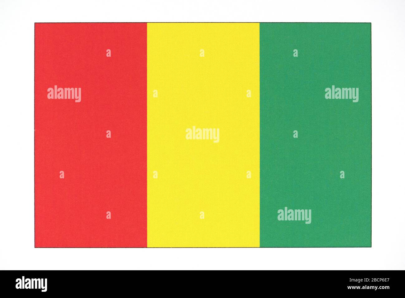 National flag of Guinea Stock Photo Alamy